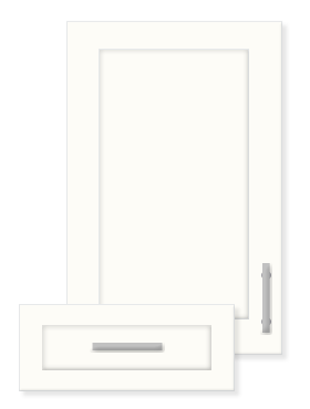 Cabinet, White on White